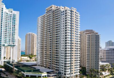 Condominium building in Manila